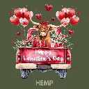 V42 - Highland Cow Valentines Truck Hemp_Blank.webp