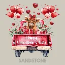 V42 - Highland Cow Valentines Truck Sandstone_Blank.webp