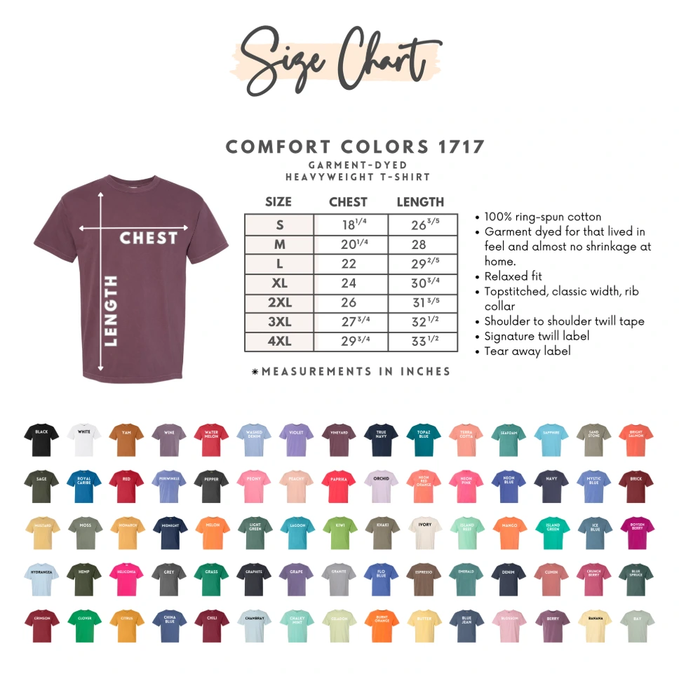 Comfort Colors - Short Sleeve Tee (Adult) (Bay, S)