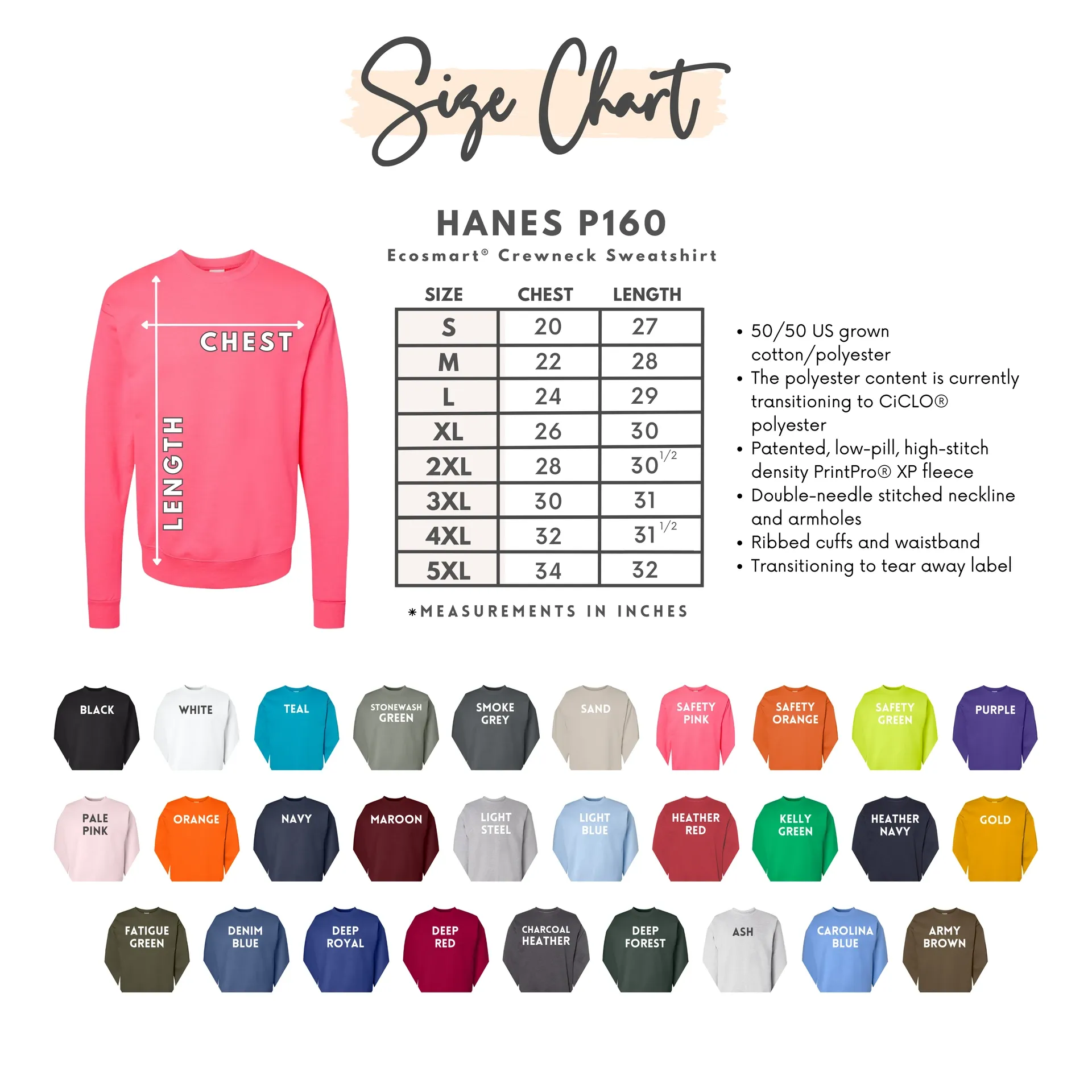 Crewneck Sweatshirt (Adult) (Stonewashed Green, S)