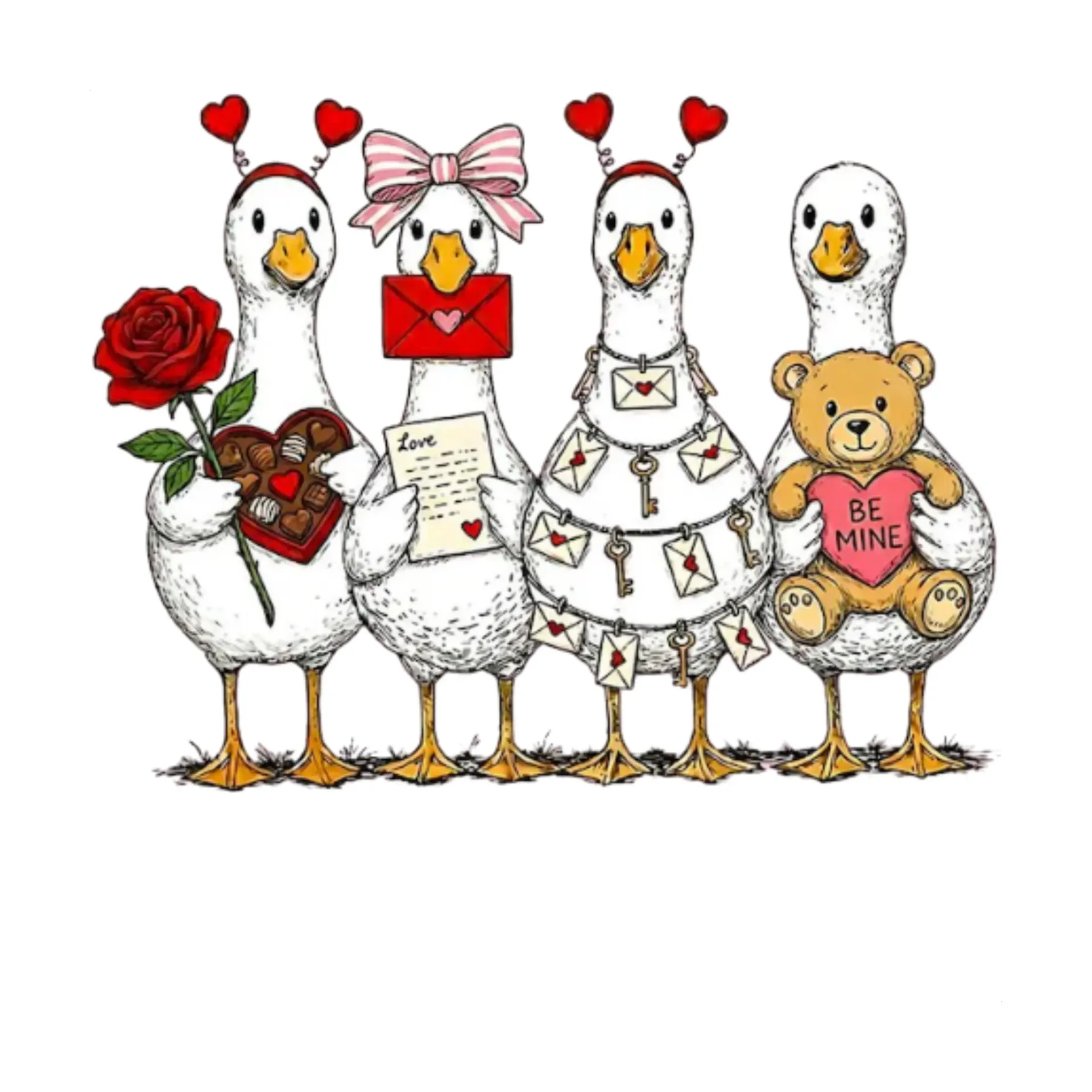 V05 - Valentine Geese
