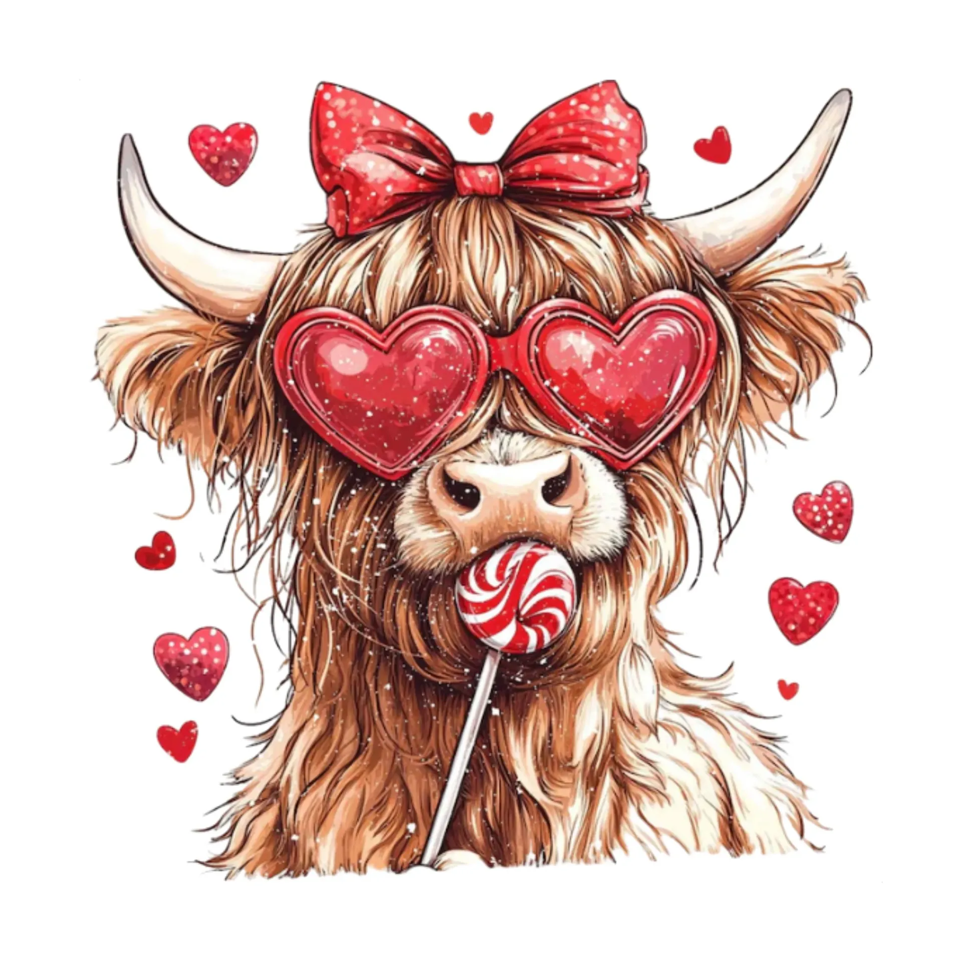 V04 - Highland Cow Lollipop