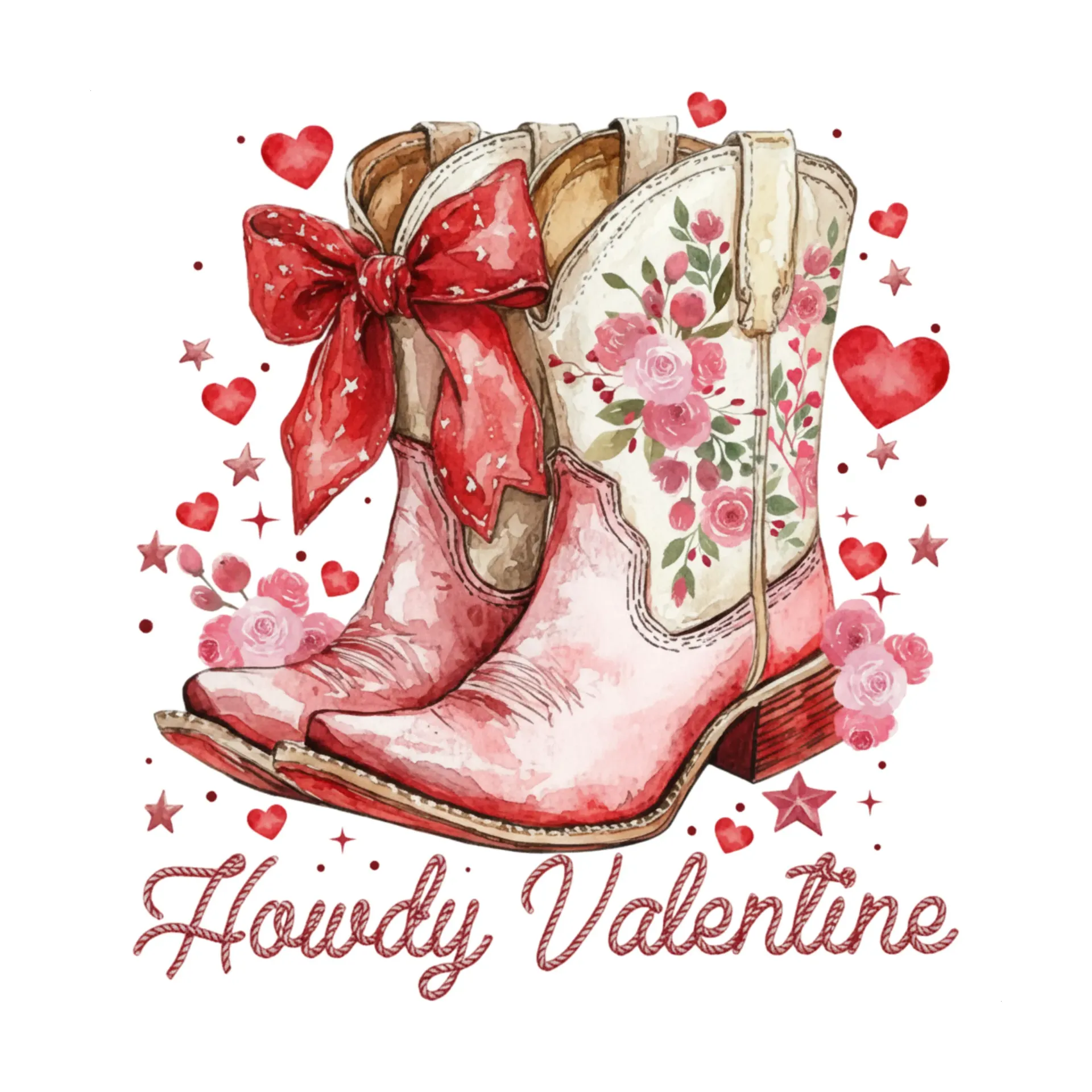 V23 - Howdy Valentines Boots